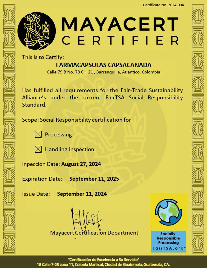 FairTSA Certificate 2024 | GoCaps